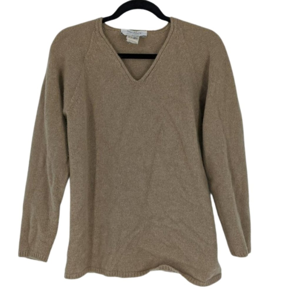 MaxMara  Classic Wool V-neck Sweater